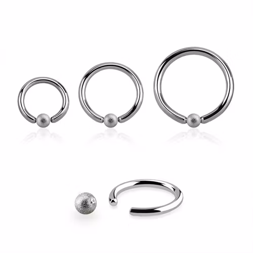 BCR 1.2mm med 3mm frostad kula