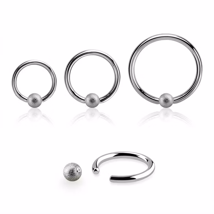 BCR 1.2mm med 4mm frostad kula