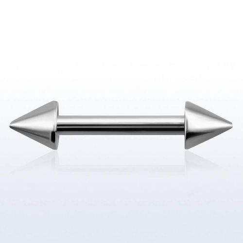 Barbell / rak stav 1.2mm med 3mm kon (6-14mm)