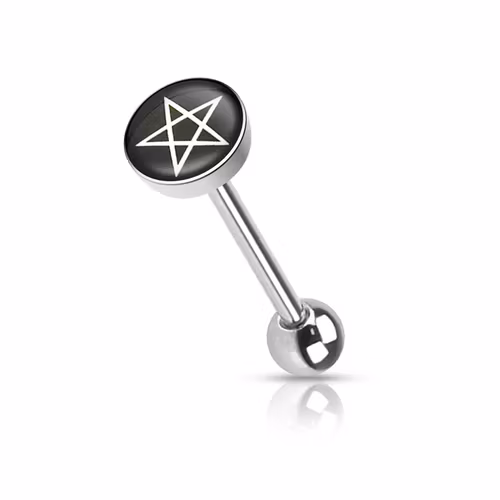 Barbell / Tungstav med pentagram