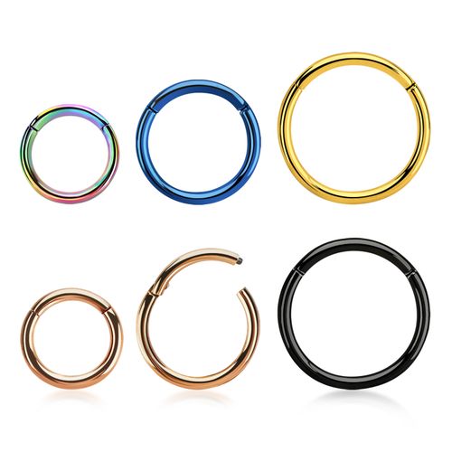 PVD-Pläterad segmentring med gångjärn 1mm