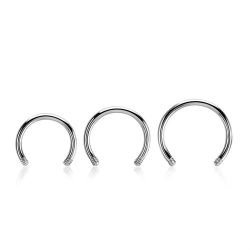 CBR Cirkulär barbell - 0.8mm (lös del)