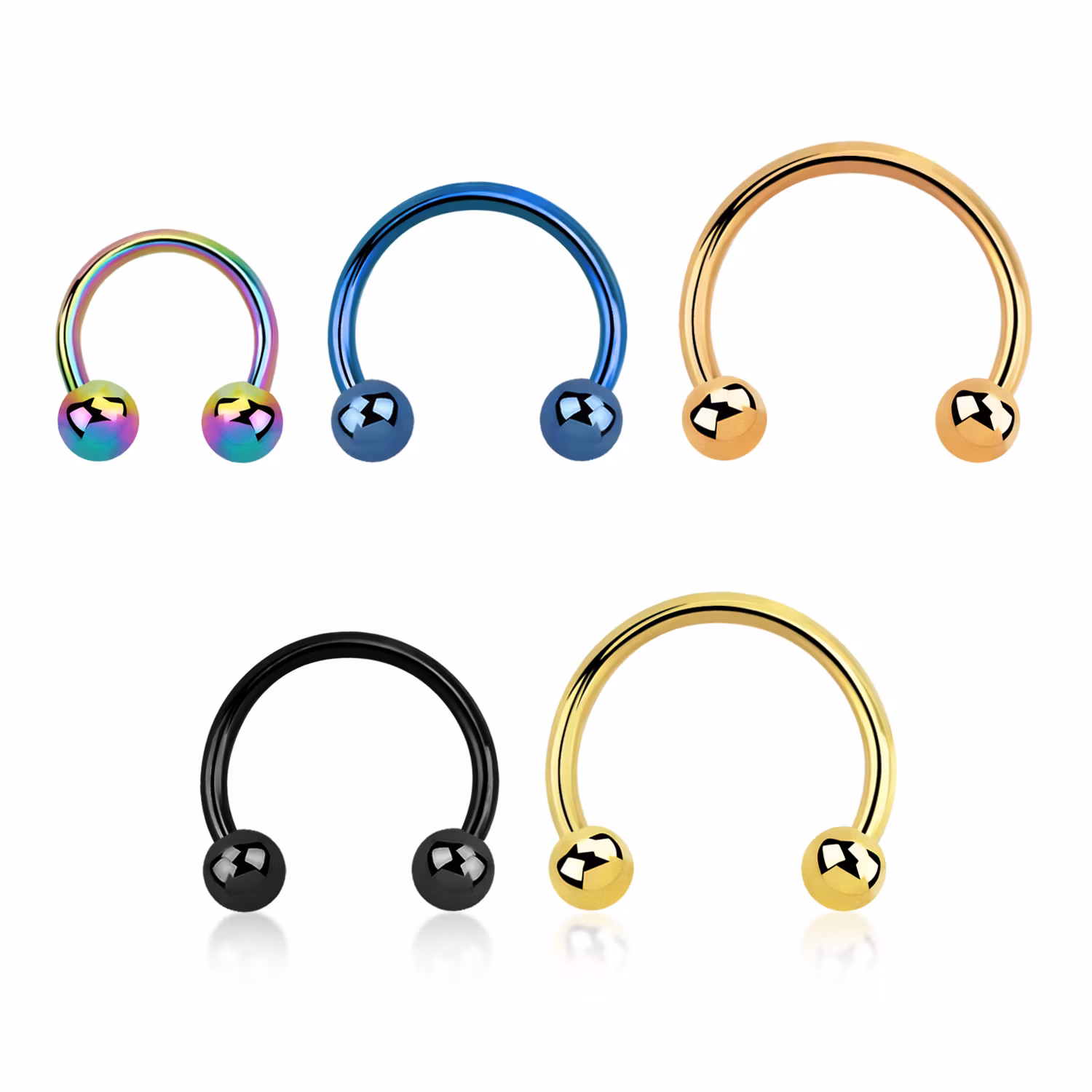 PVD-Pläterad CBR 0.8mm med 3mm kula