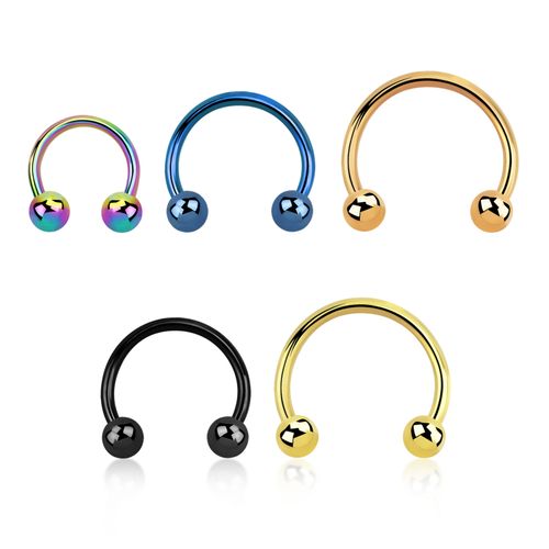 PVD-Pläterad CBR 0.8mm med 3mm kula