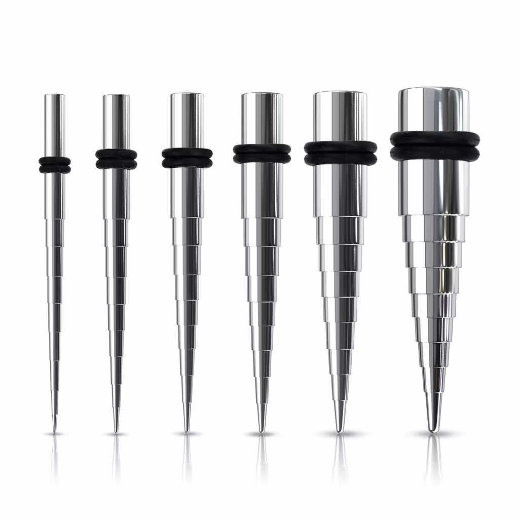 Ståltöjning / Taper med stegrande design