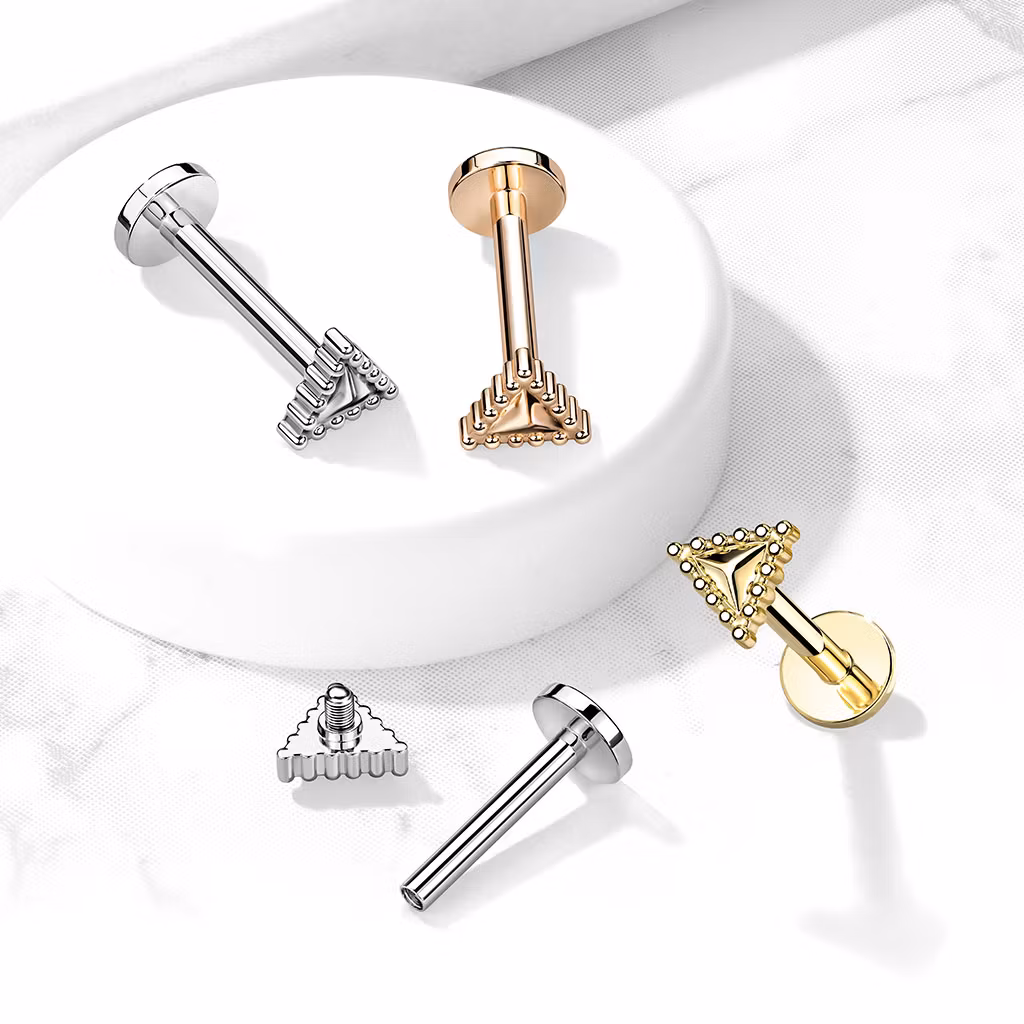 Labret / Monroe 1.2mm - Triangelformad topp
