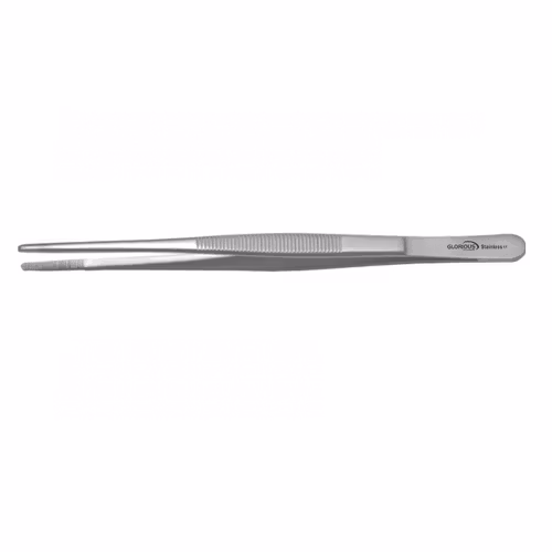 Pincett "Dressing Forceps" i kirurgiskt stål - lång modell 16cm rak