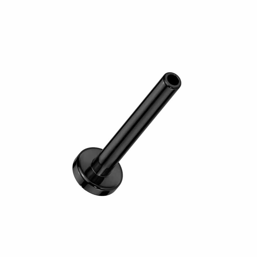 Threadless labret i titan - 2.5mm bas (lös del)