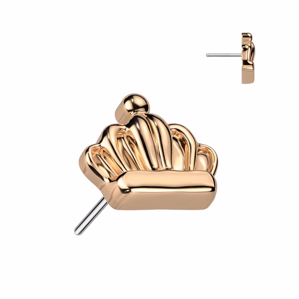 Threadless topp i titanium - Krona