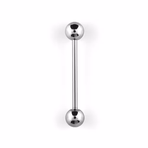 Tungstav / Barbell 1.6mm med 6mm kulor (Längd 10-25mm)
