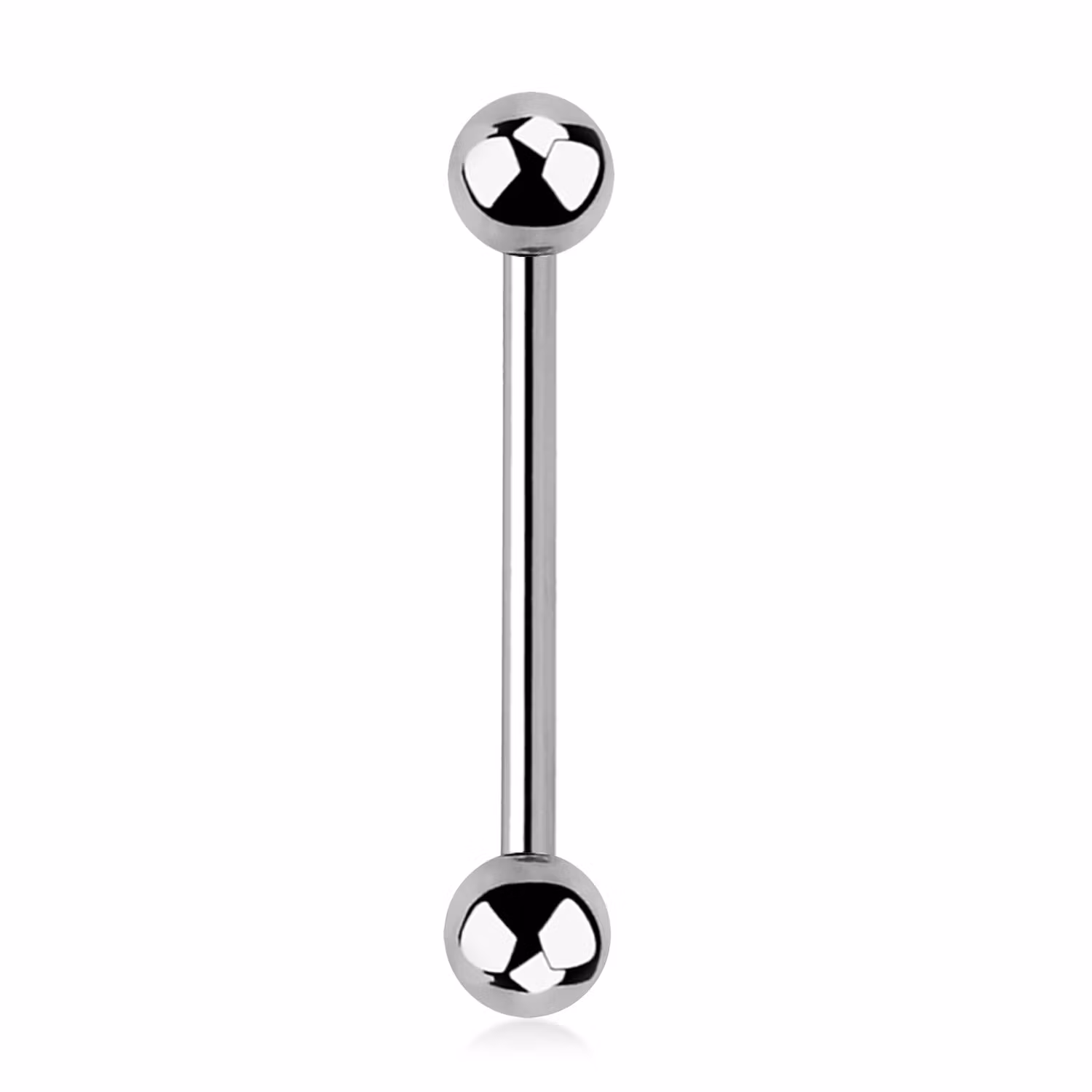 Barbell 1.6mm i kirurgiskt stål med 5mm kulor