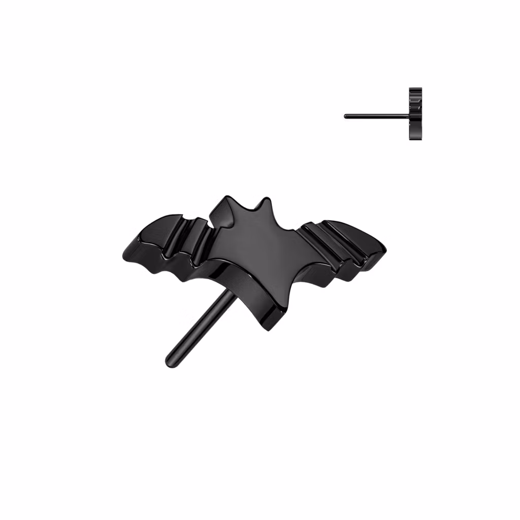 Threadless topp i titanium - Fladdermus