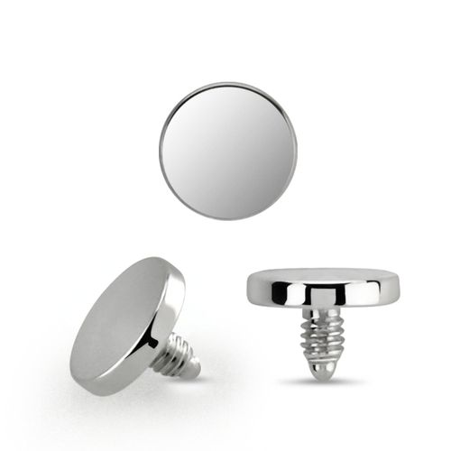 Dermal piercing 1.2mm med 4mm platt topp