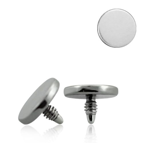 Dermal piercing 1.2mm med 5mm platt topp
