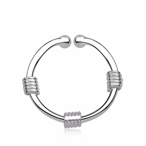 Fake Septum i 925 silver - 3 separata trådar