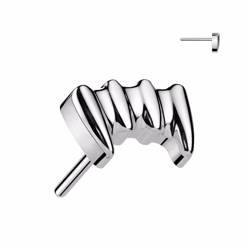 Threadless topp i titanium - Vampyrtänder