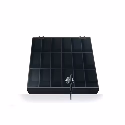 Låsbar förvaringslåda / sortimentask med 18st fack