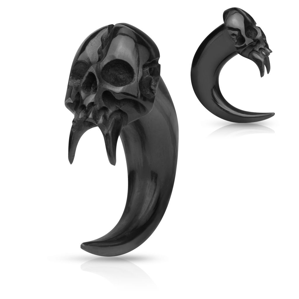 Töjning i horn "Angel of Death" dödskalle