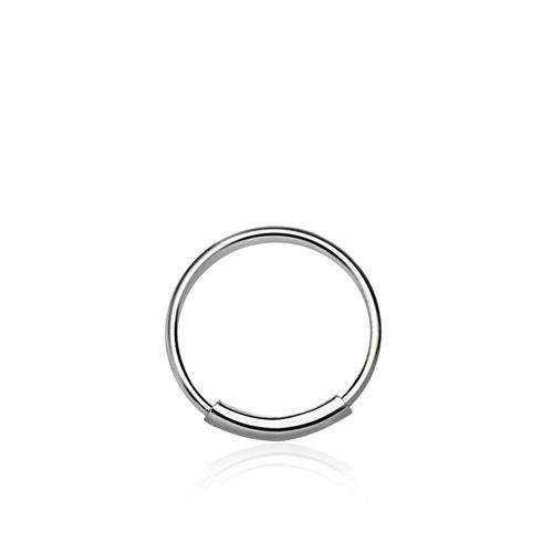 Näsring / sömlös ring i 925 silver 10mm