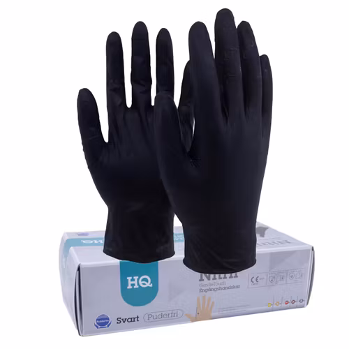 Engångshandske Gentle Touch svart 90pack XXL