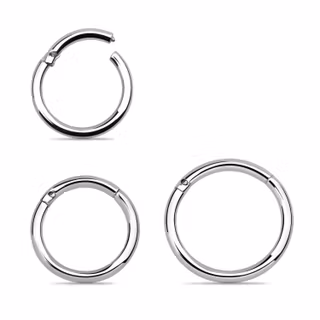 Segmentring 1.2mm 316L kirurgiskt stål med gångjärn