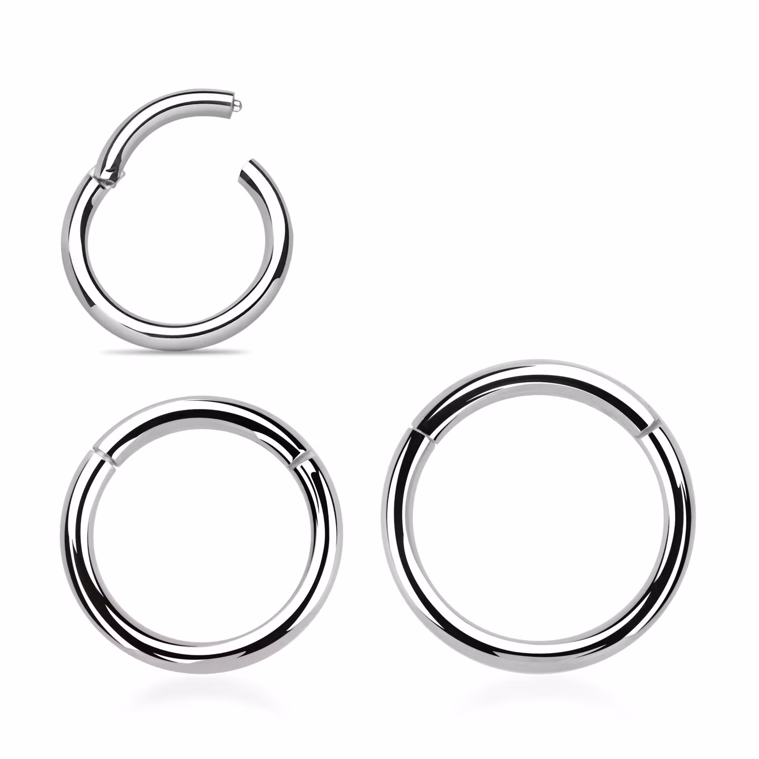 Segmentring 1.6mm 316L kirurgiskt stål med gångjärn