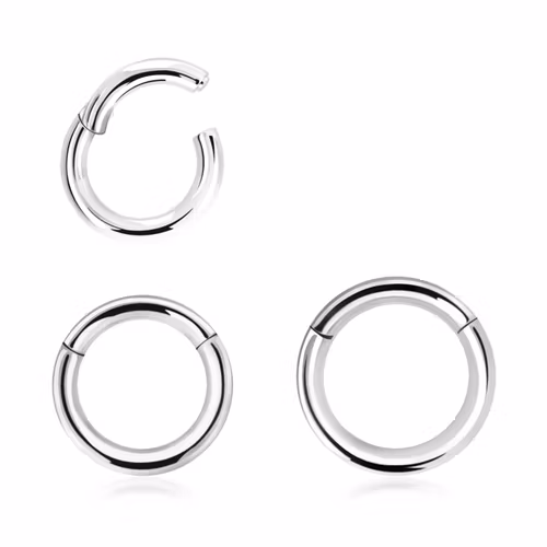 Segmentring 2.5mm i 316L kirurgiskt stål med gångjärn