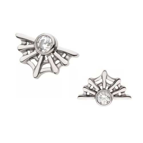 Titanium topp 0.9mm - Spindelnät med cubic zirconia