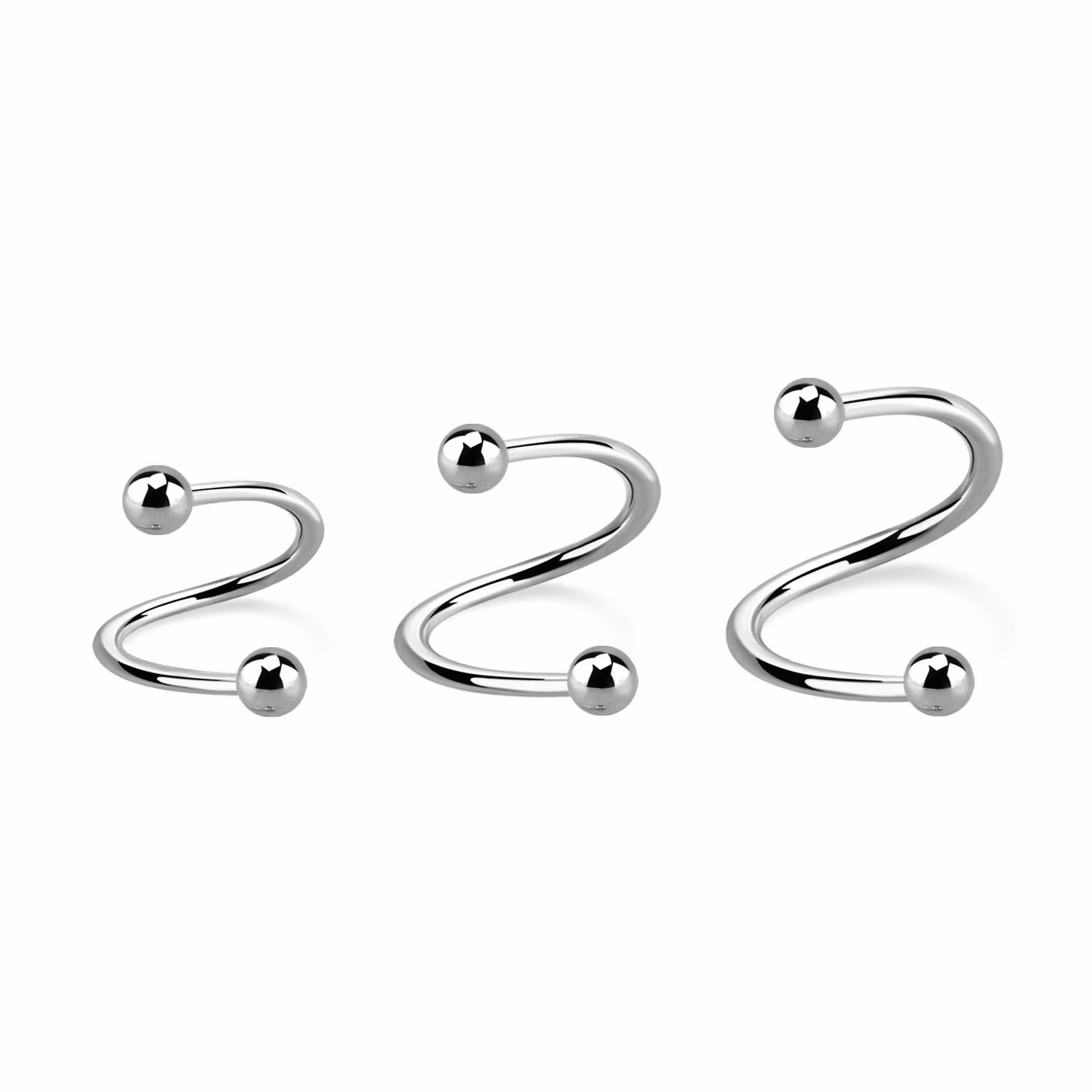 Spiral Twister 1.2mm med 3mm kulor