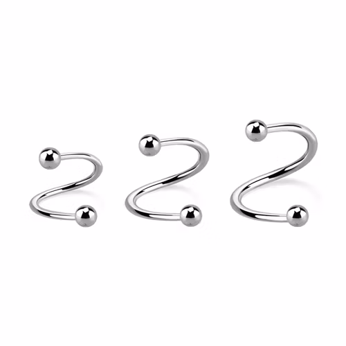 Spiral Twister 1.2mm med 3mm kulor