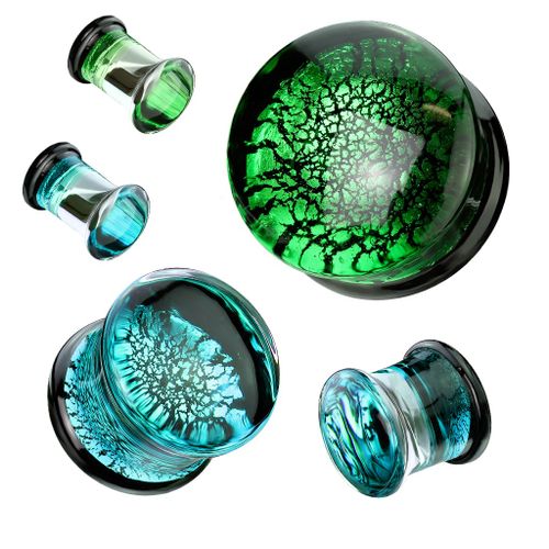 Glasplugg krackelerat glas