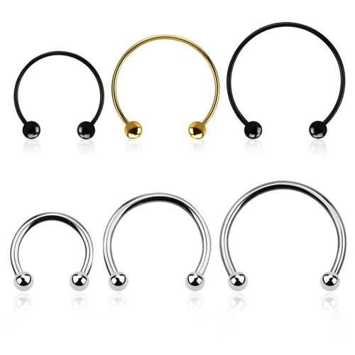 Extra stor CBR i kirurgiskt stål 1.2mm utvändigt gängad med 3mm kulor