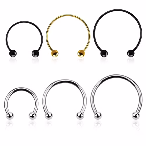 Extra stor CBR i kirurgiskt stål 1.2mm utvändigt gängad med 3mm kulor