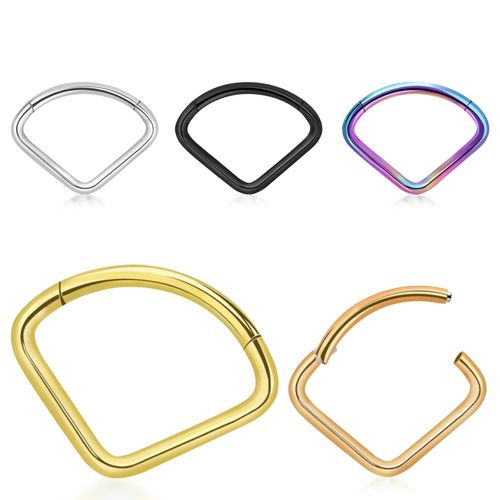 Segmentring i kirurgiskt stål med vid triangel 1.2mm