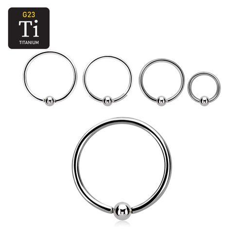Titanium BCR 1mm med 3mm kula