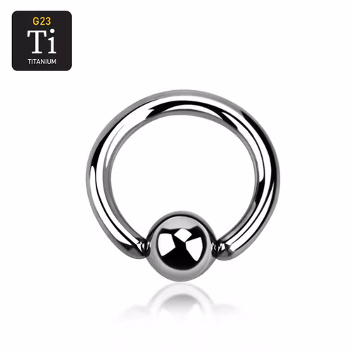 BCR Titanium 3mm med 8mm kula (16mm)