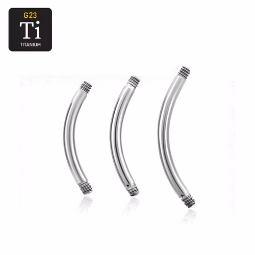 Titanium banana utvändigt gängad 1.6mm (lös del)