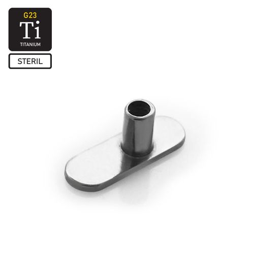 Steril dermal piercing bas i titanium