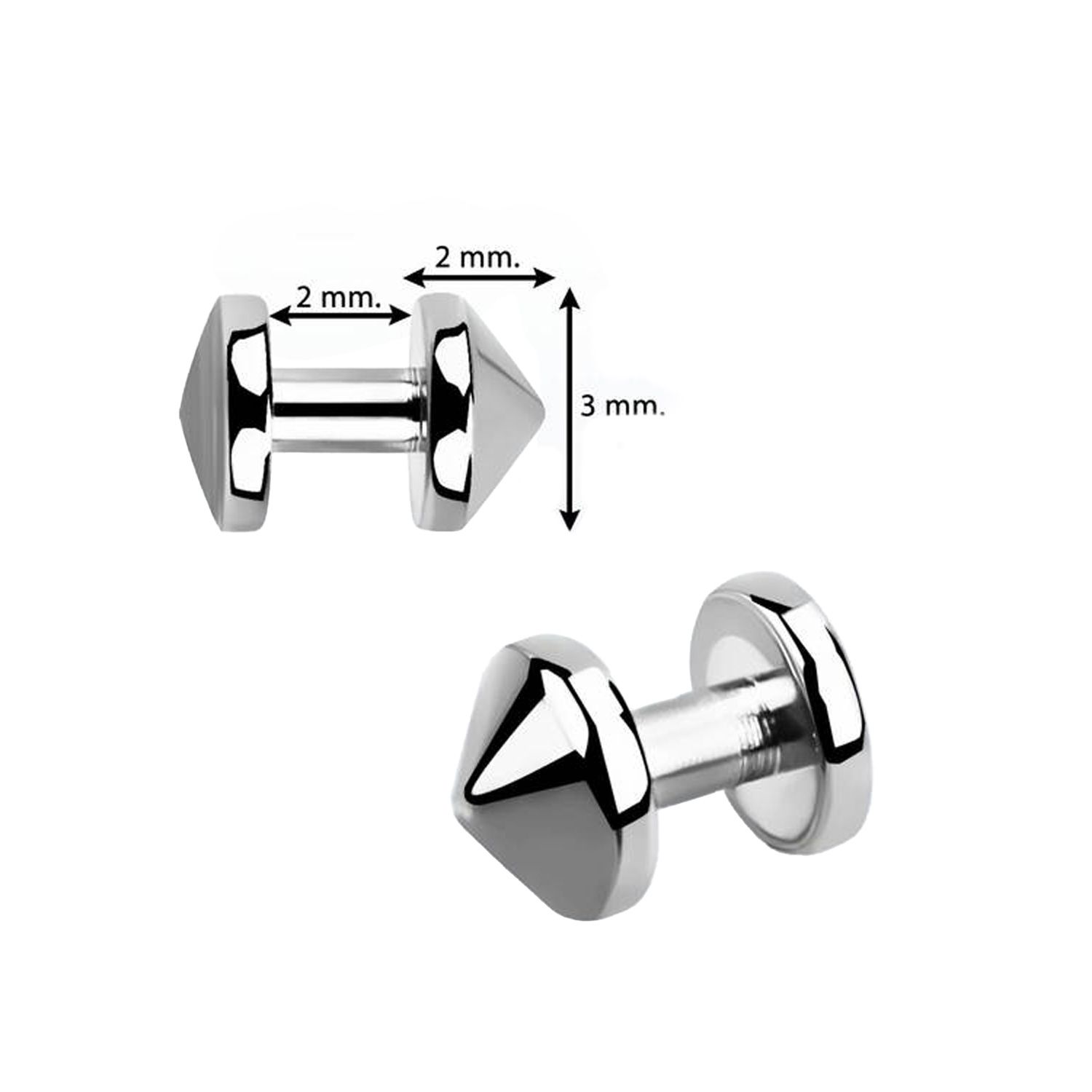 Skin diver titanium (3mm kon)