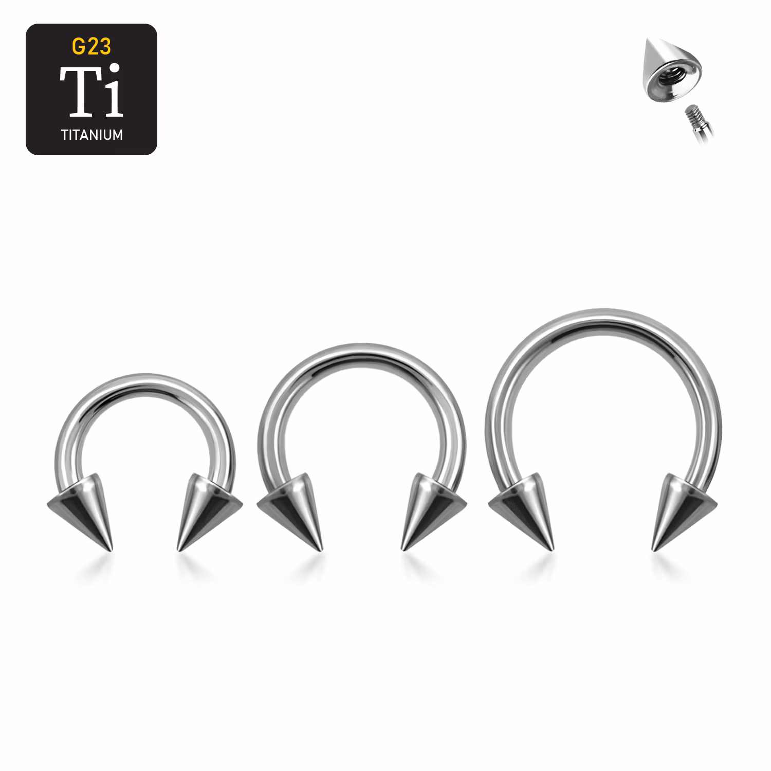 Titanium CBR 1.6mm med 4mm kon