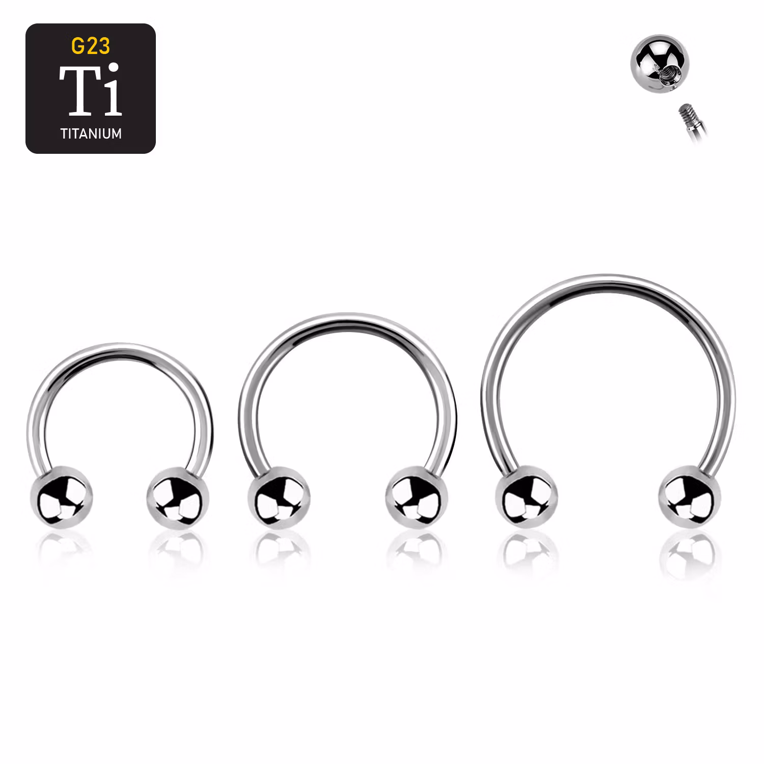 Titanium CBR 1.2mm med 4mm kulor