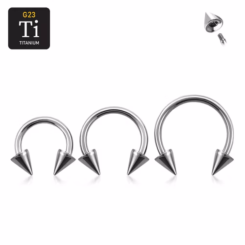 Titanium CBR utvändigt gängad 1.2mm med 4mm kon