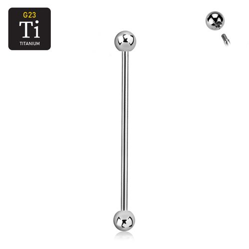 Titanium industrial 1.2mm med 4mm kulor