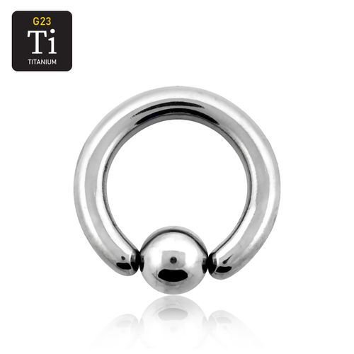 BCR Titanium 4mm med 8mm kula