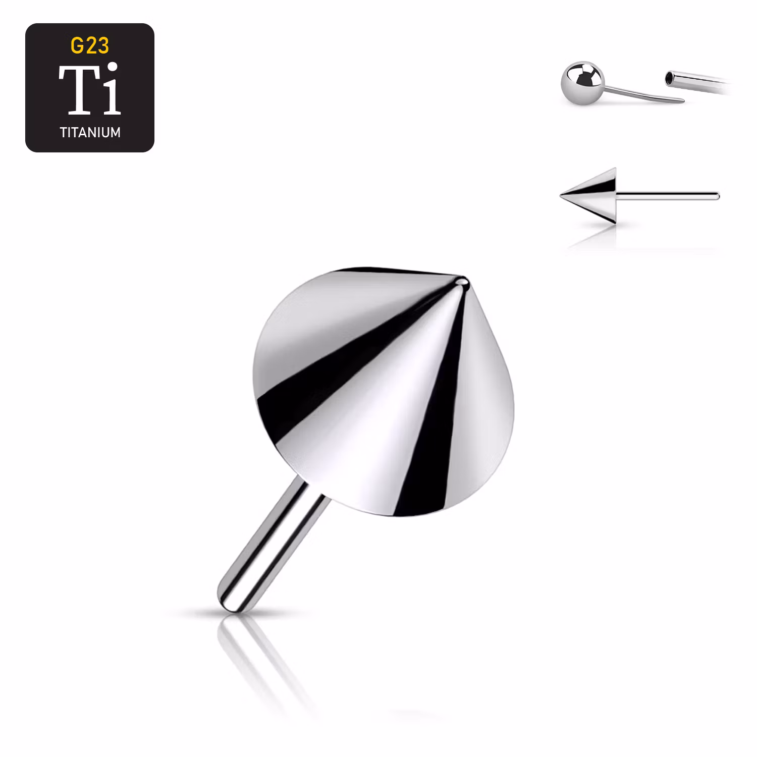 Threadless topp i titanium - Kon