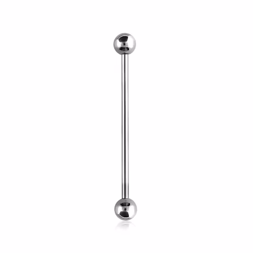 Industrial barbell 1.2mm med 4mm kulor