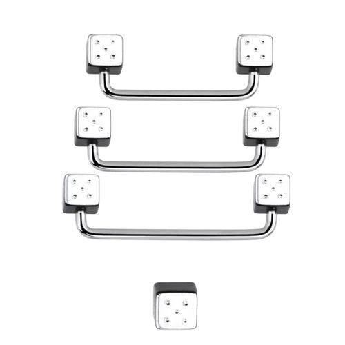 Industrial / Surface Barbell 1.6mm med 5mm tärningar