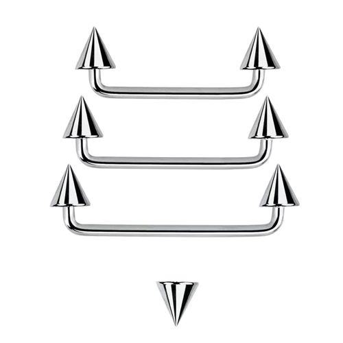 Industrial / Surface Barbell 1.6mm med 5mm kon