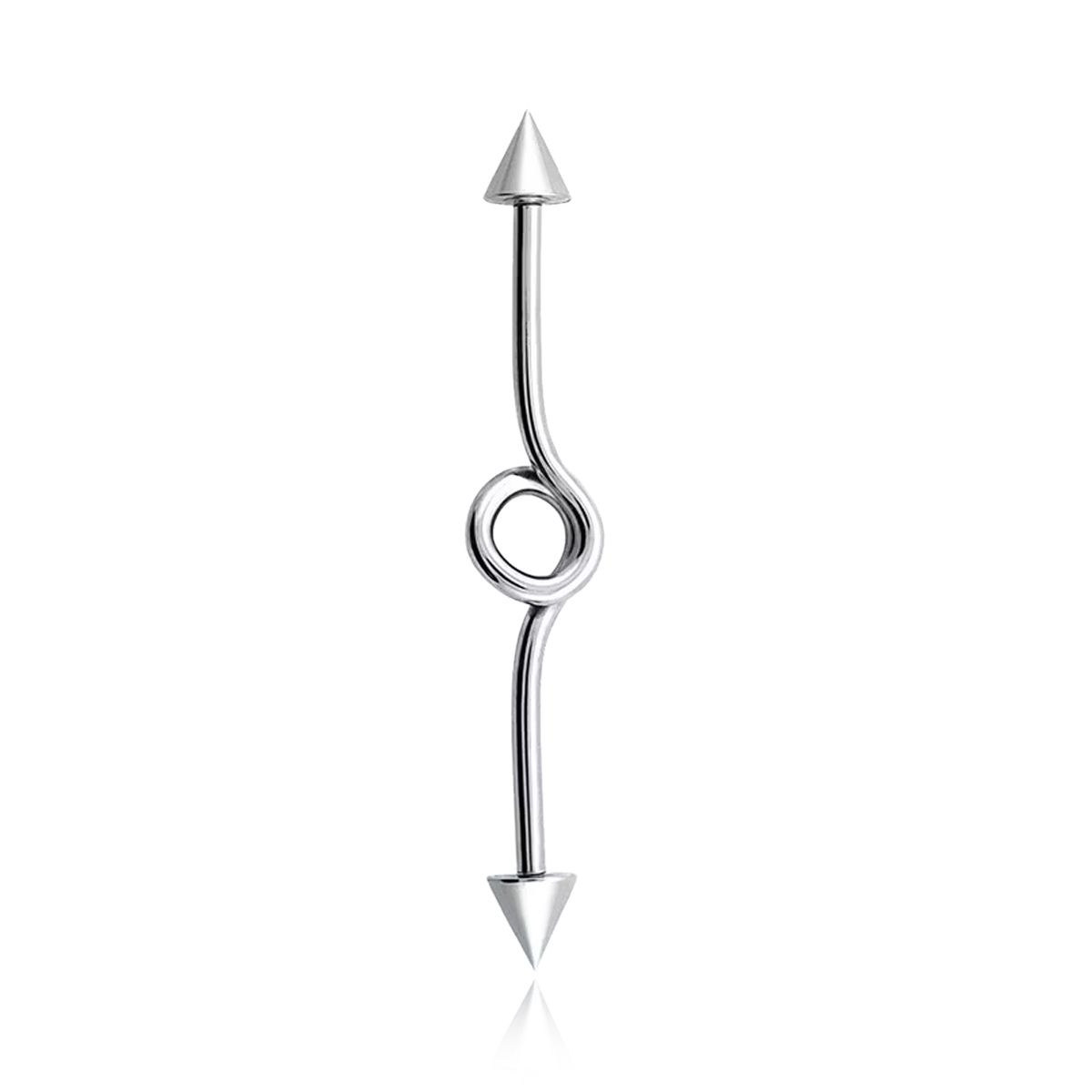 Industrial Barbell 1.6mm med "loop" och 5mm kon