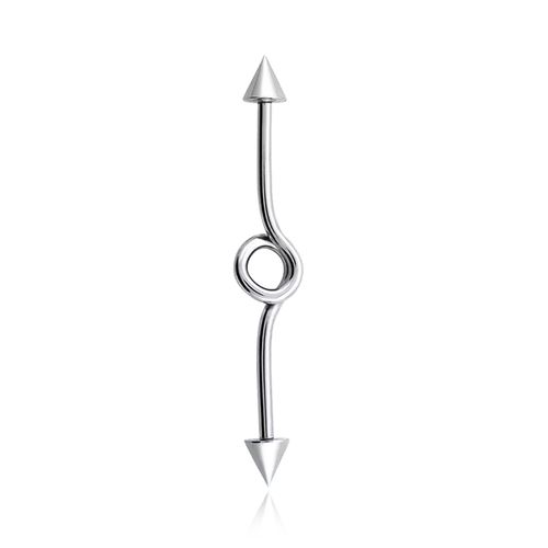 Industrial Barbell 1.6mm med "loop" och 5mm kon